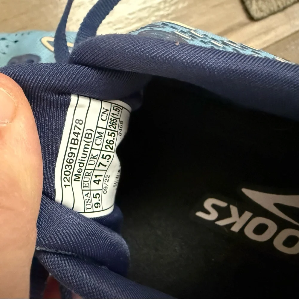 Brooks Glycerin 20 Shoes Running Women‎ 9.5 Blue Tie-Dye Comfort Sneaker